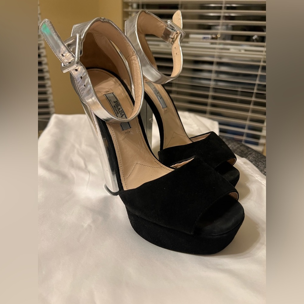 Prada Suede Sandals